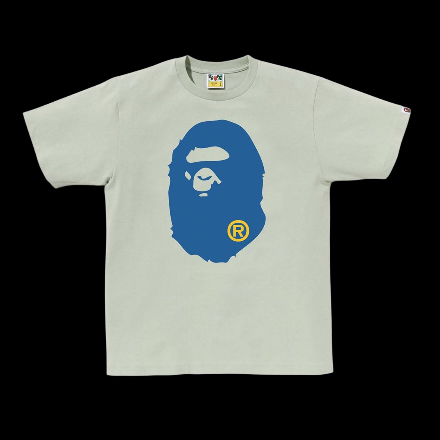 GREEN CAMO BATHING APE TEE MENS