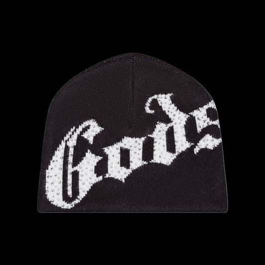 OG LOGO STUDDED BEANIE BLACK