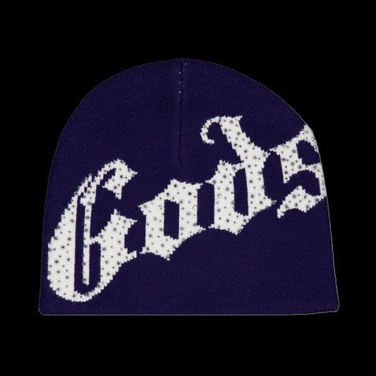 OG LOGO STUDDED BEANIE NAVY