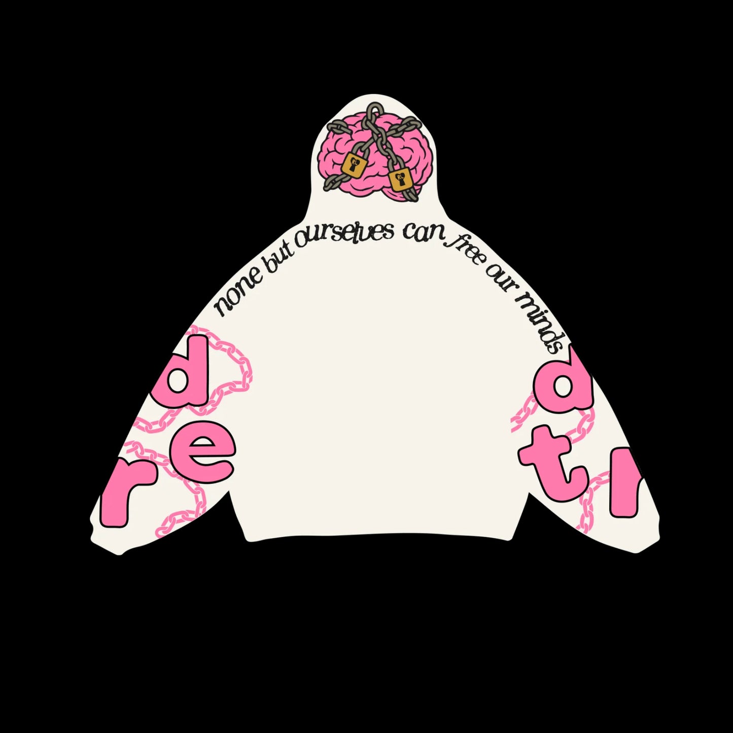 FREE OUR MINDS SCATTERED HOODIE