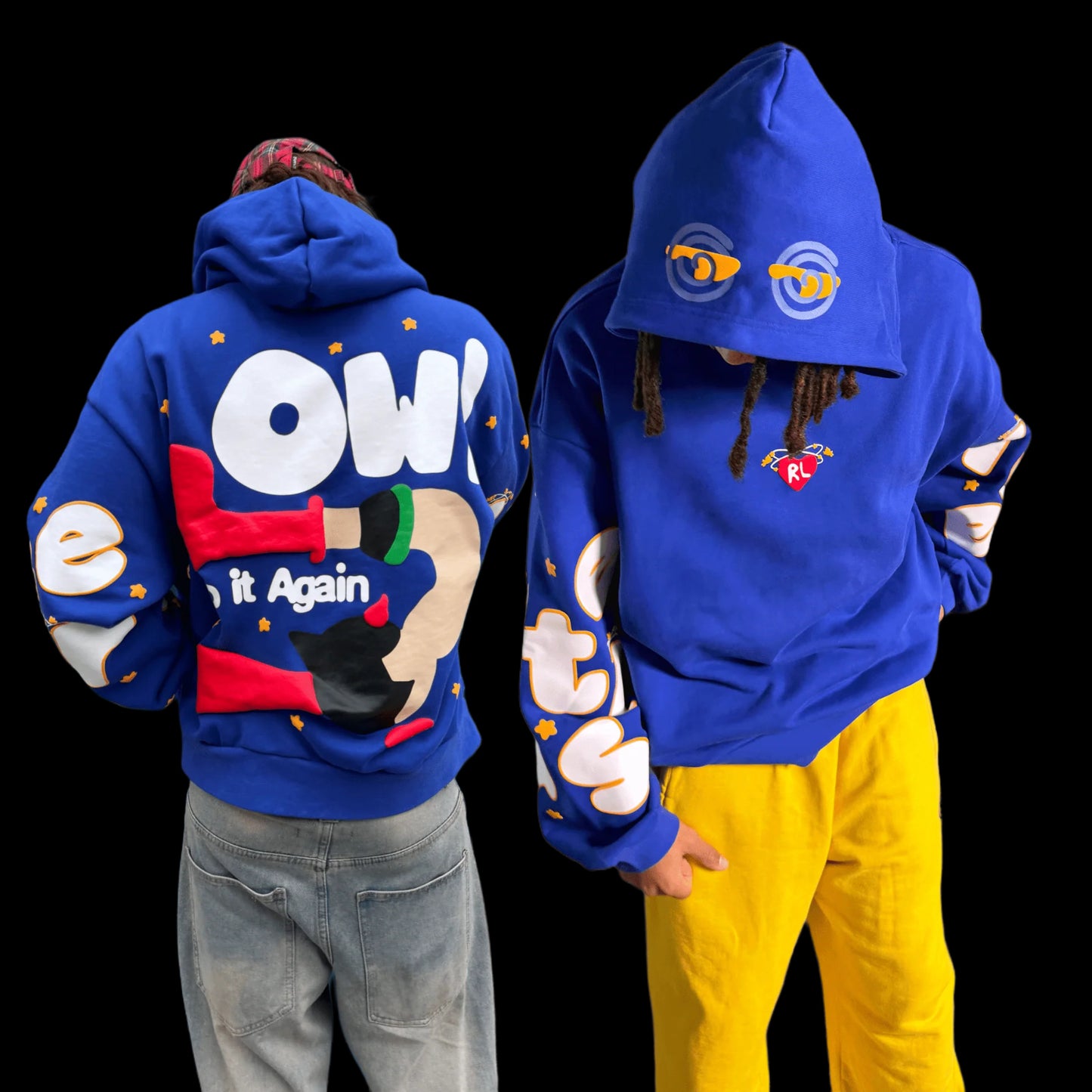 DO IT AGAIN SCATTERED HOODIE