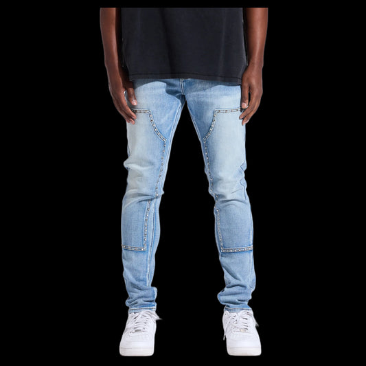 Steel Skinny Denim (Light Wash)