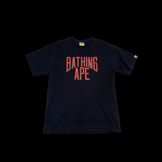 RED CAMO BATHING APE TEE MENS