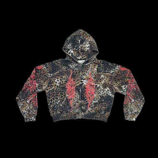 Leopard Zip-Up